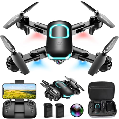 Foldable Drone with 1080P Camera, 2 Batteries L3048