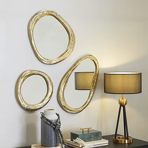 Set of 3 Silver Wall Mounted Mirrors X898075