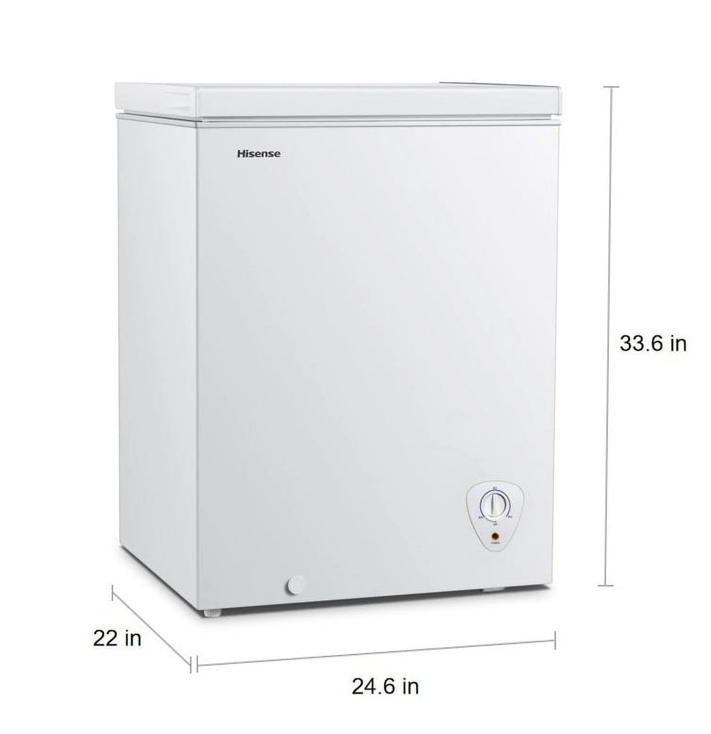 White 5 Cu ft Chest Freezer G981860