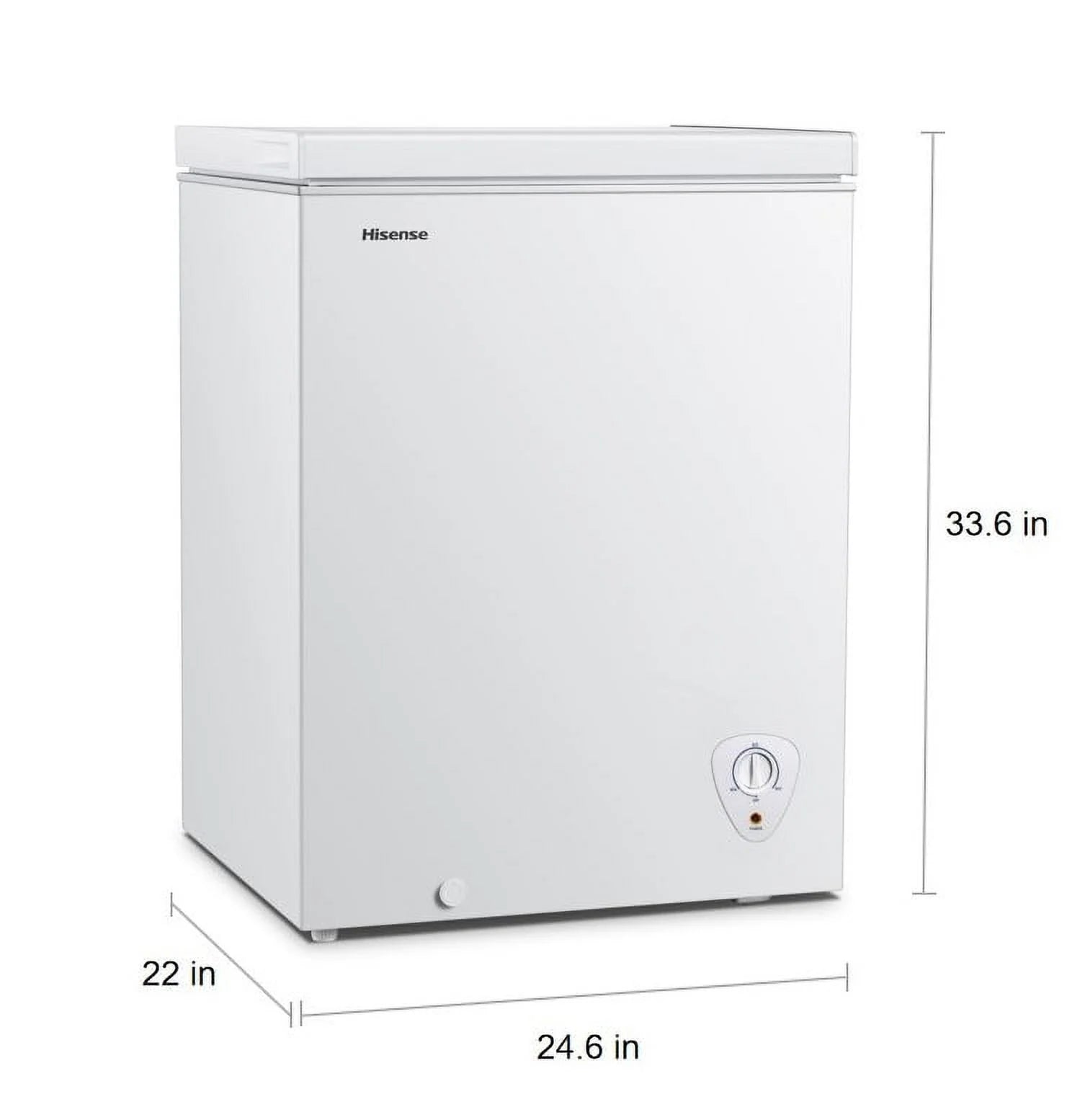 White 5 Cu ft Chest Freezer G981860