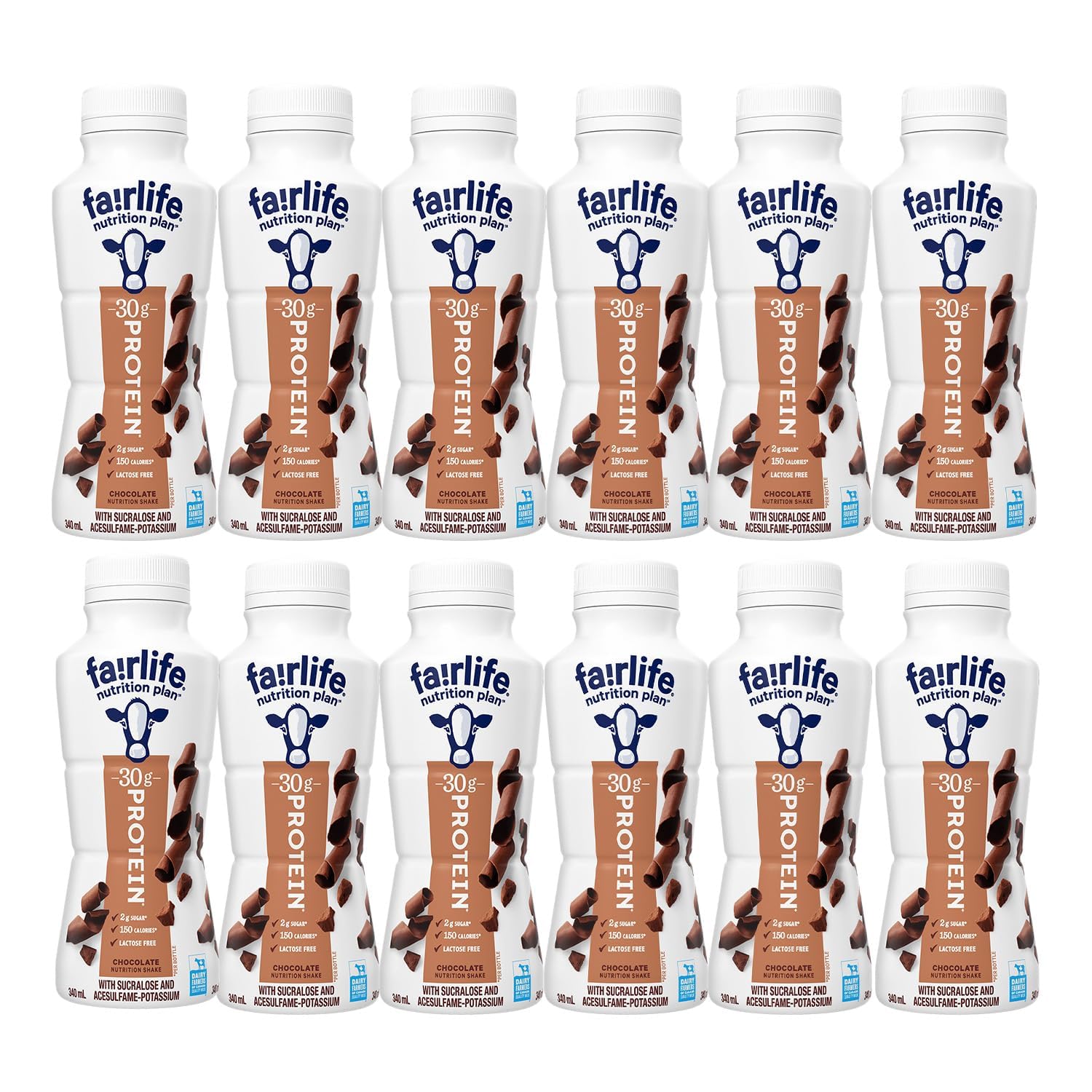 12 PACK High Protein Chocolate Shake Q3000
