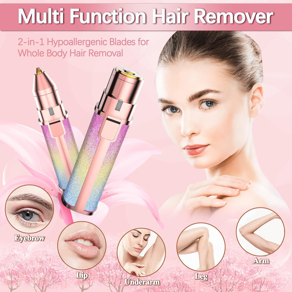 Rechargeable Facial Hair Remover with LED Light Y884