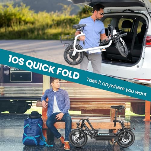 14" Tire 48V Electric Scooter with Seat F97521