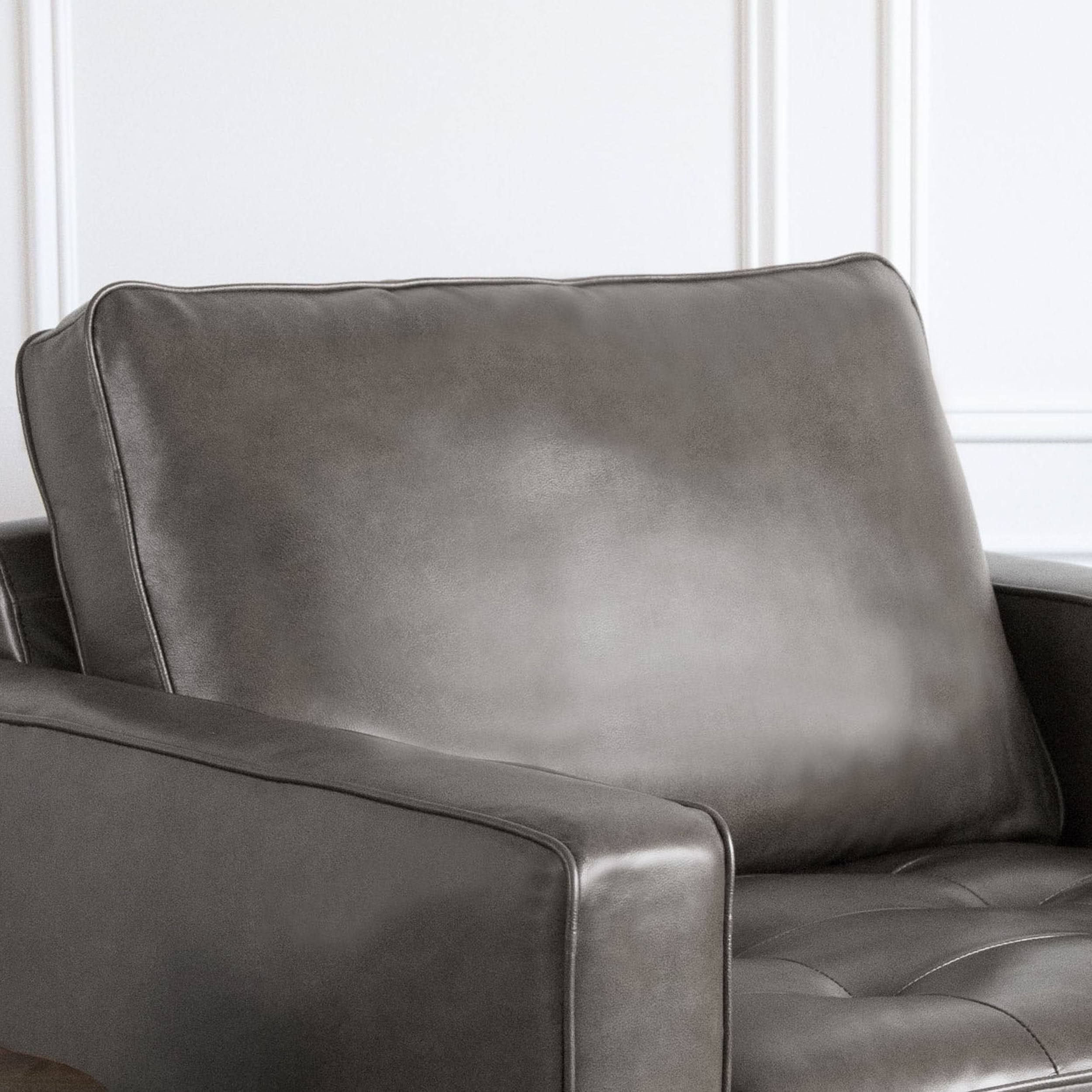 Camel Top-Grain Leather Armchair Z70073