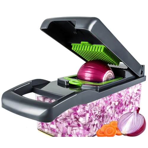 Compact Vegetable Chopper with Container U1770