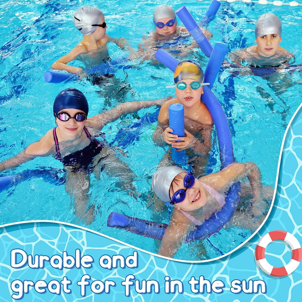 8 pieces Jumbo Swimming Pool Noodle Foam 55 Inch x 3.5 Inch Blue K95756