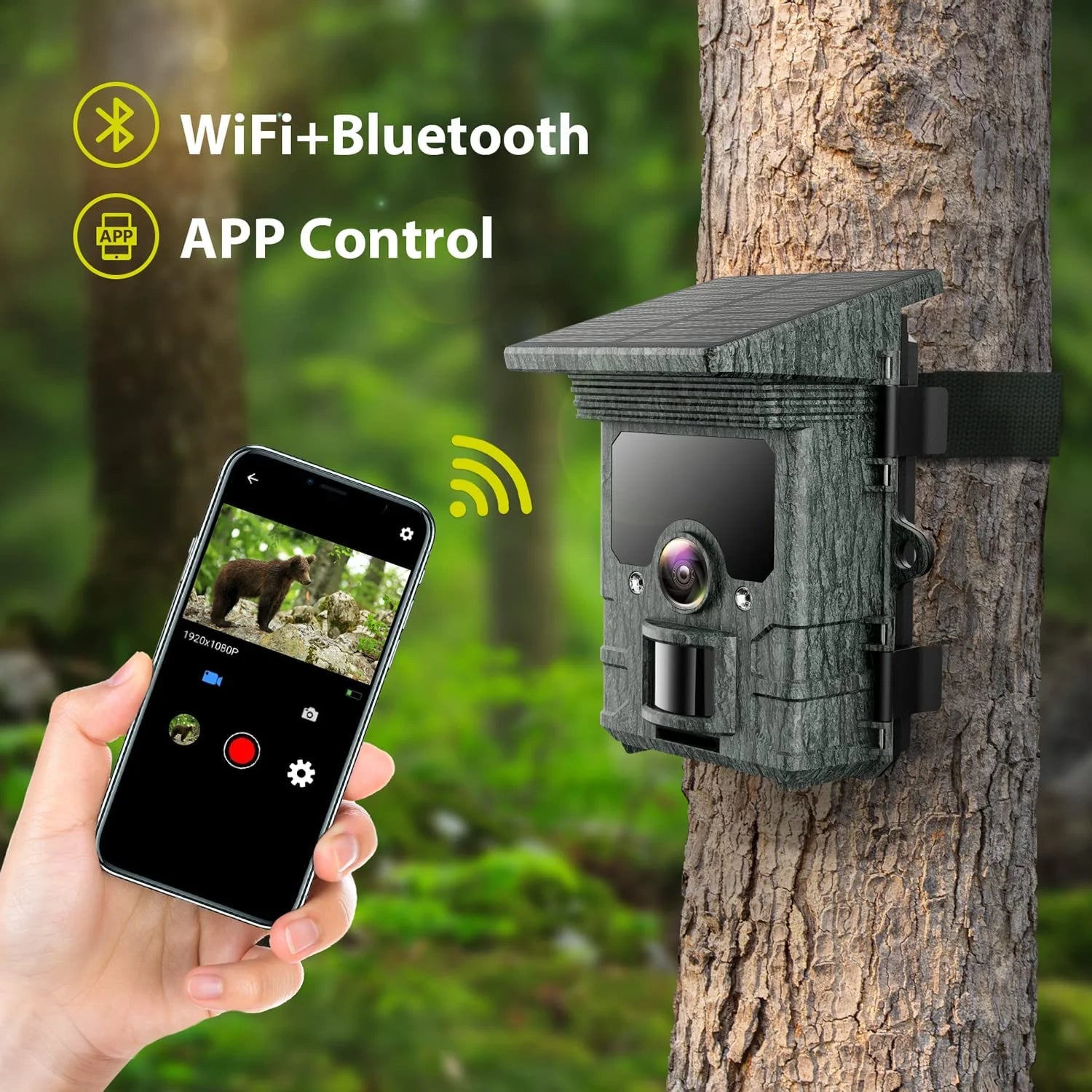 4K 30fps 46MP Night Vision Waterproof IP66 Motion Activated Trail Camera T310345