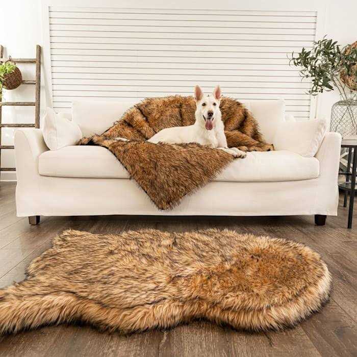 Faux Fur Orthopedic Dog Bed J132