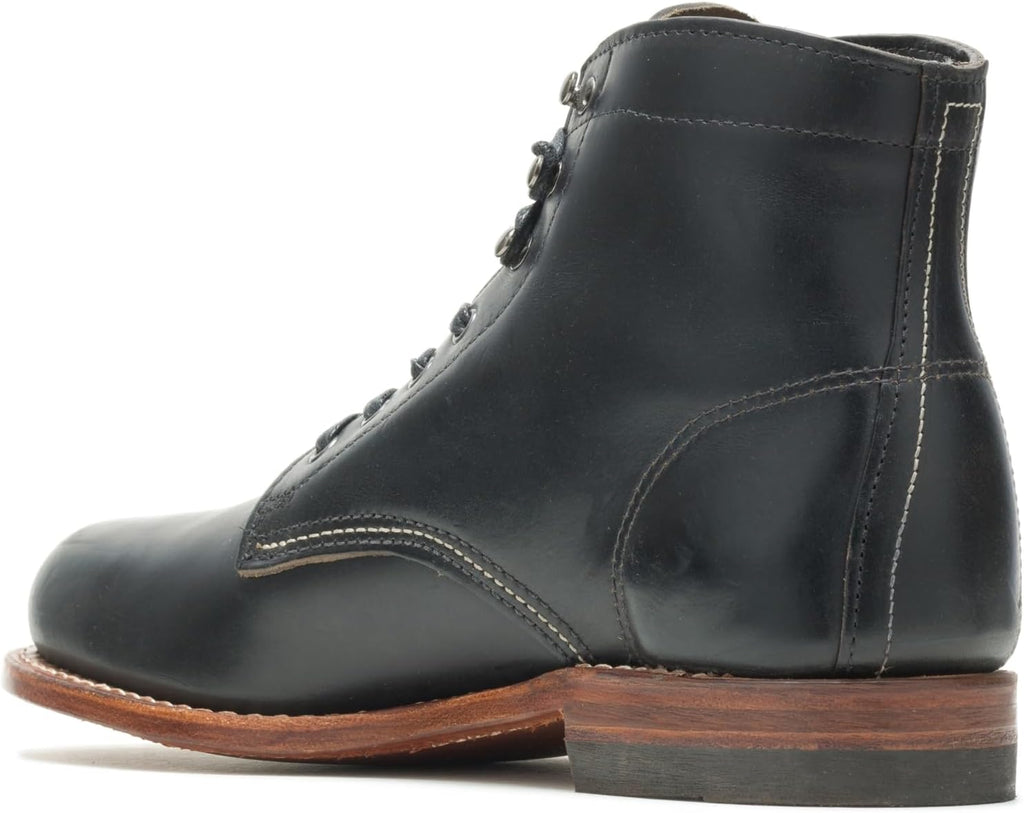 Black Leather 1000 Mile Fashion Boot S776385