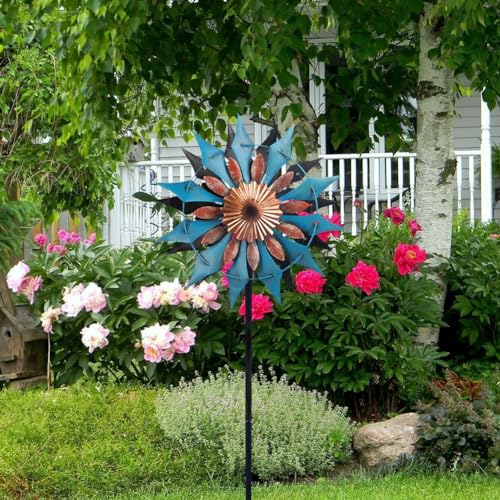 13.4" x 66" Metal Kinetic Wind Spinner O7599