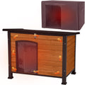 Insulated Dog Kennel with Elevated Floor J278