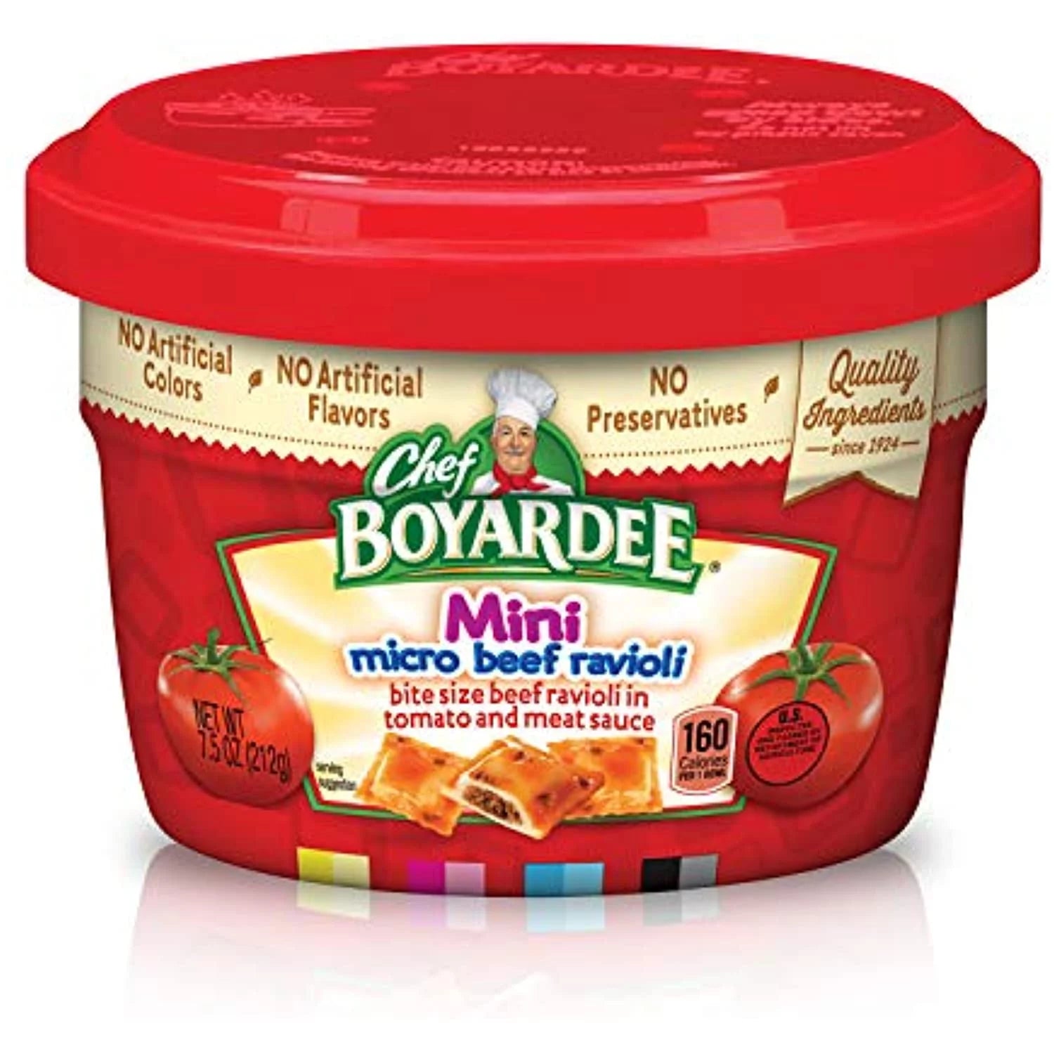 Mini Micro Beef Ravioli & Meatballs, 7.5 Ounce (Pack Of 12) I5407