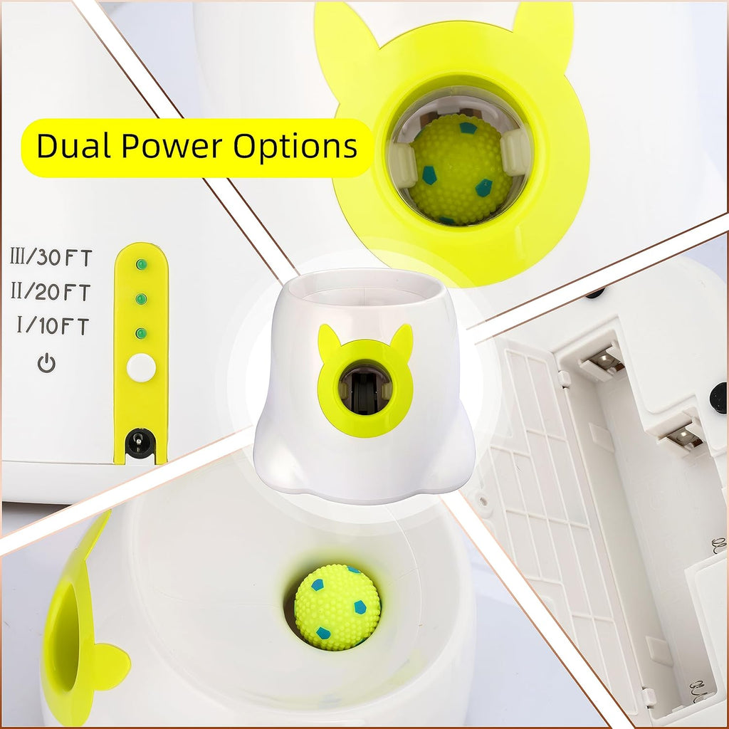 Automatic Dog Ball Thrower Launcher with 6 Balls L1771