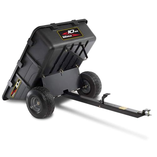 10 cu.ft. 650lb Heavy Duty Poly Utility Cart & Dump Trailer H991407