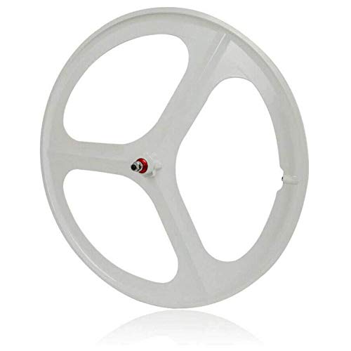 White 700C 3 Spoke Fixed Gear Bicycle Wheelset H778