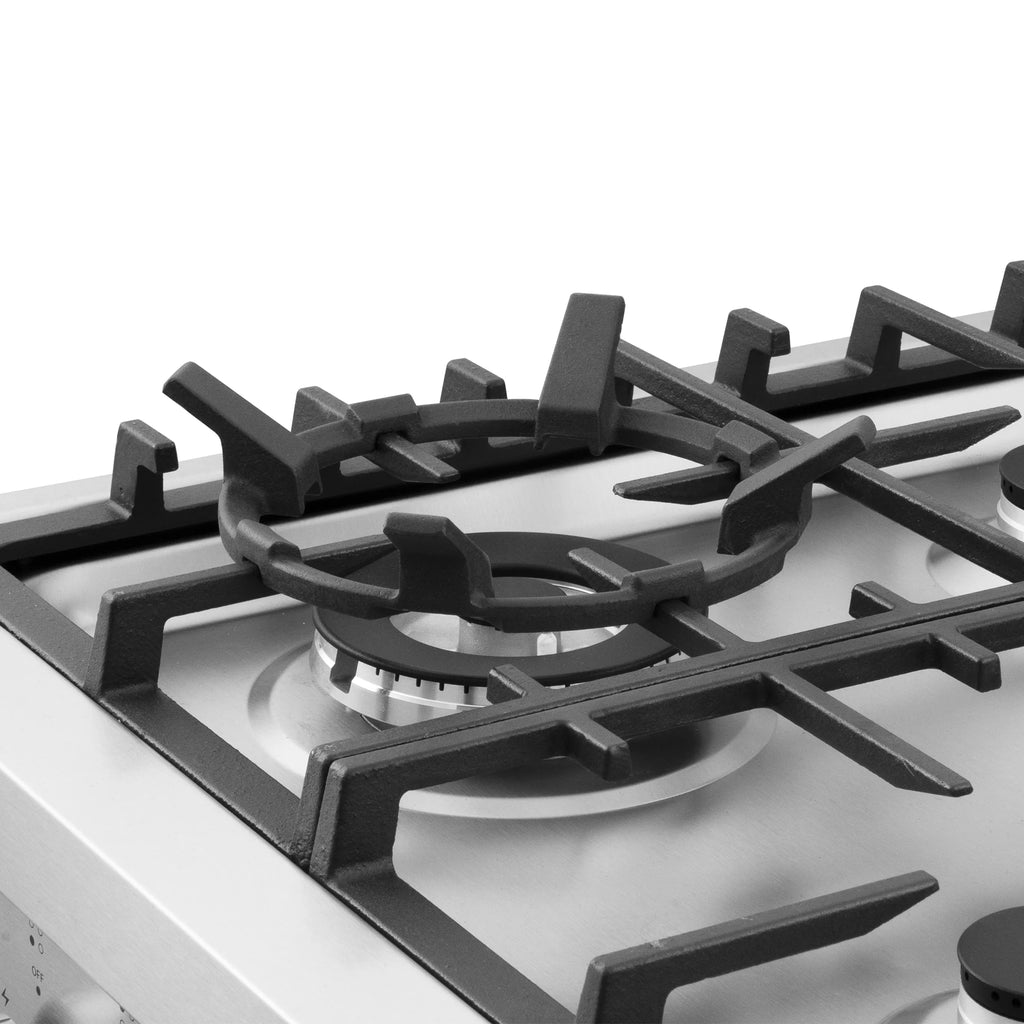 Stainless Steel 4 Burner Gas Range with Cast Iron Grates J223014