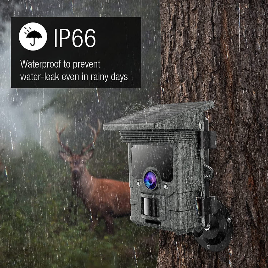 4K 30fps 46MP Night Vision Waterproof IP66 Motion Activated Trail Camera T310345