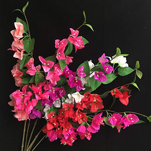 10pcs Artificial Bougainvillea Tree Branches 31.5" deep pink F189