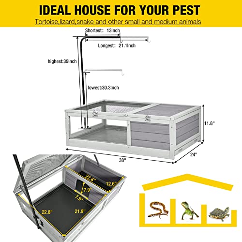 Wooden Tortoise Enclosures Indoor Tortoise Habitat Outdoor Reptile Cage B27500