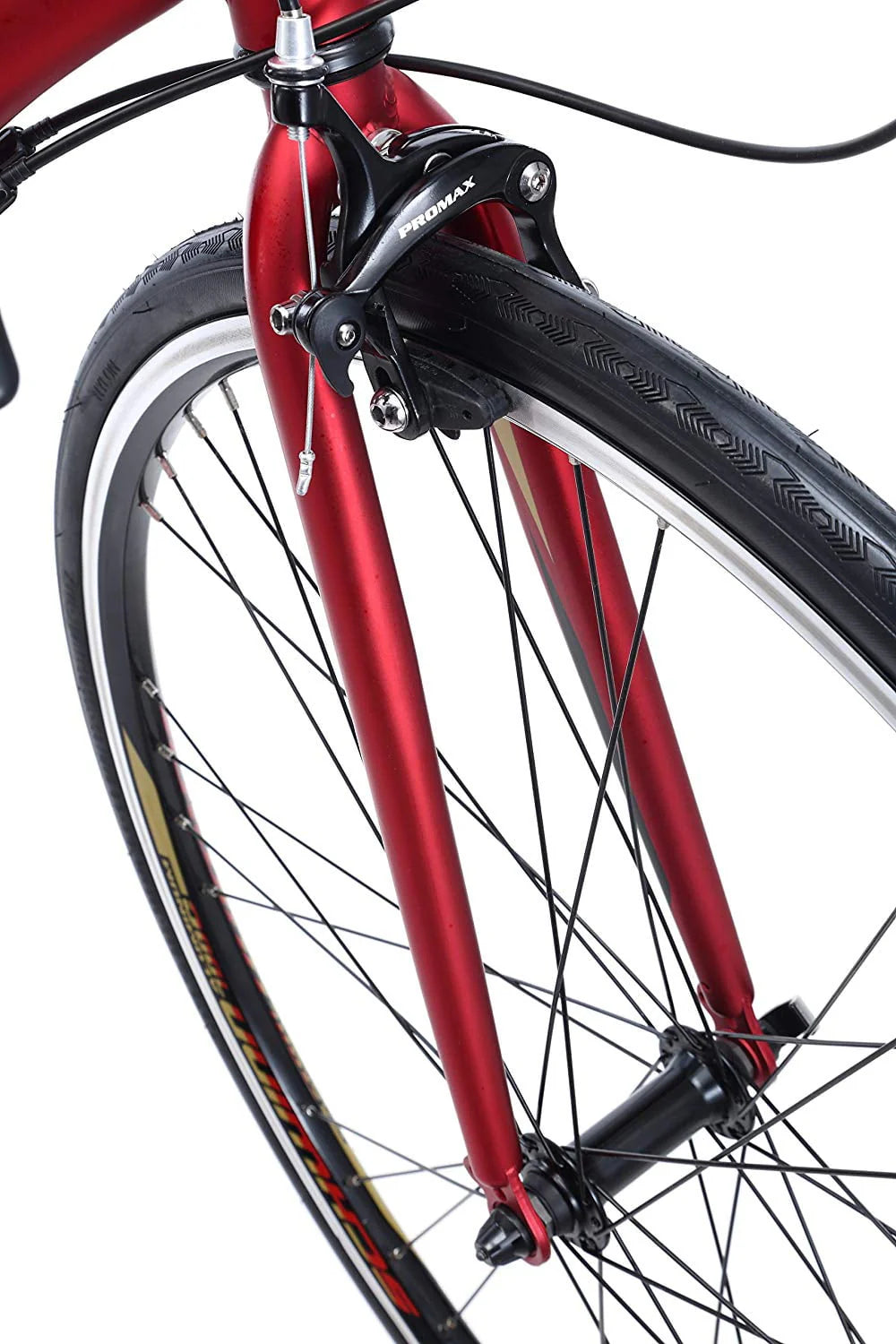 Matte Red Drop Bar Road Bicycle V107995