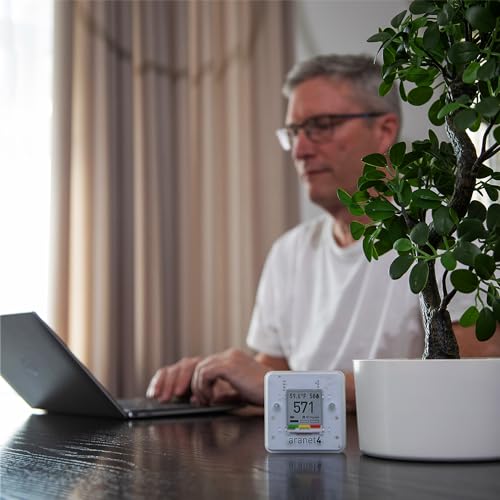 Wireless Indoor Air Quality Monitor with E-Ink Screen K917