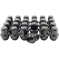 Set of 24 Black M14x1.5 Lug Nuts N352