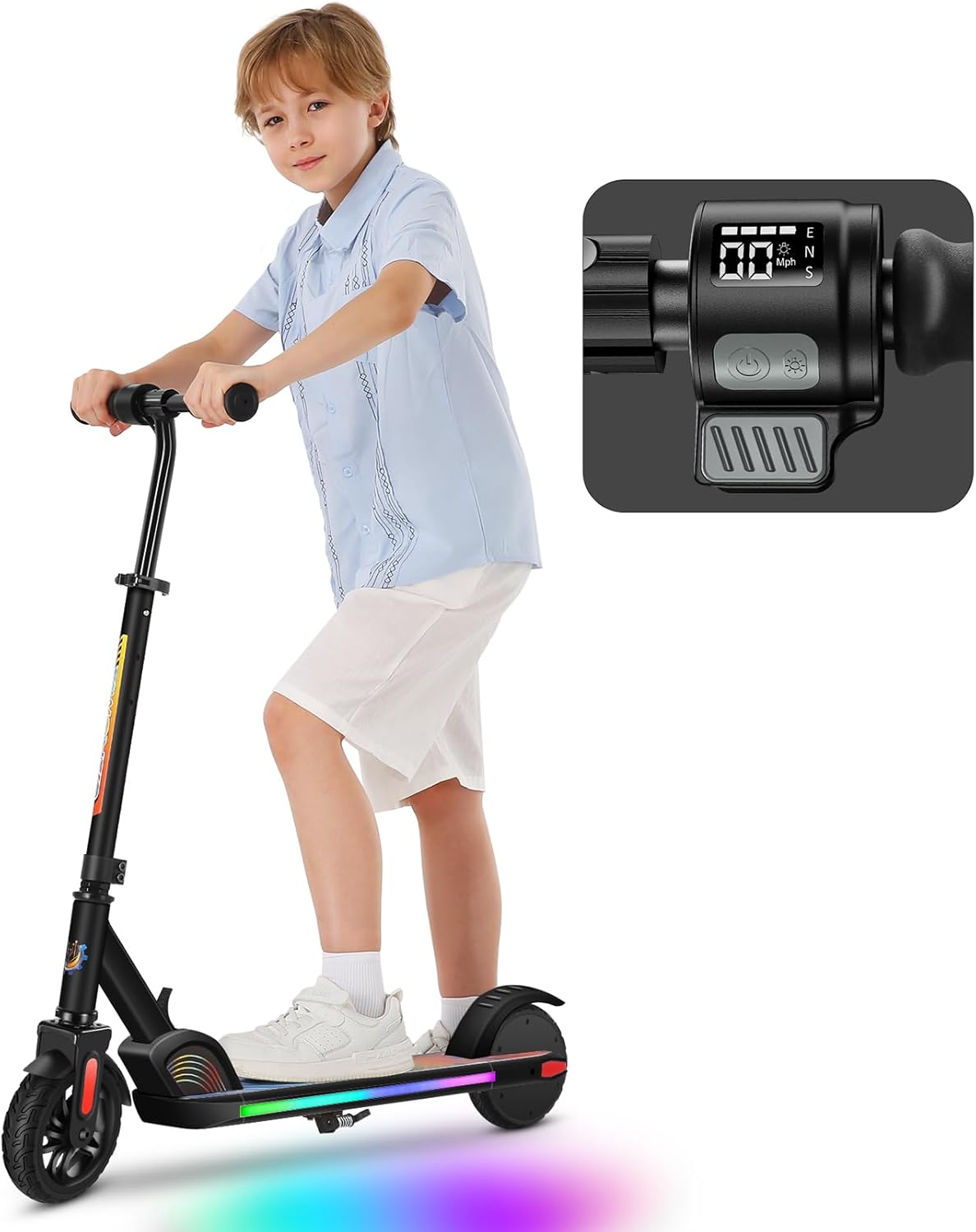 Foldable Electric Scooter with LED Display D891957