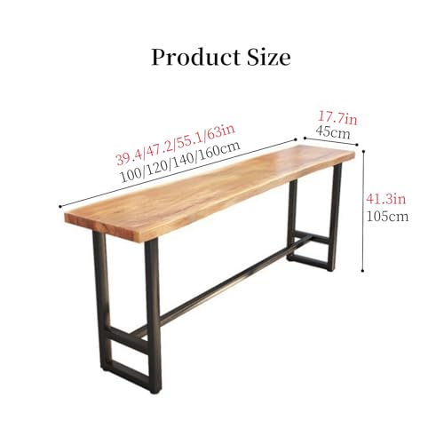 Solid Wood Bar Height Table 160cm long P565656