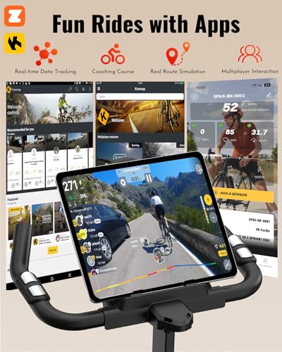 Compact Indoor Cycling Bike with Padded Seat D273298