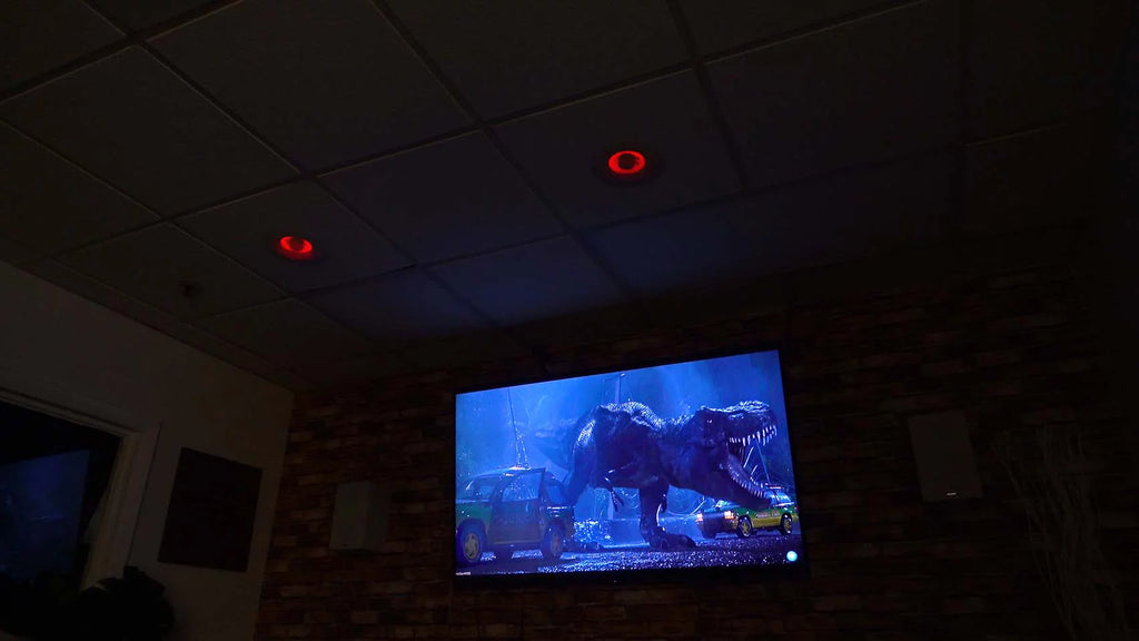 1000w Bluetooth Receiver with 4 In-Ceiling 6.5" Speakers T462