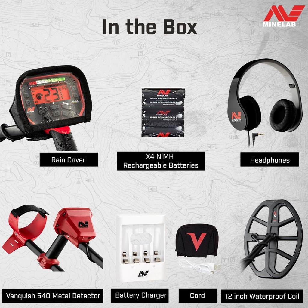 Multi-Frequency Metal Detector with Waterproof Coil H7485