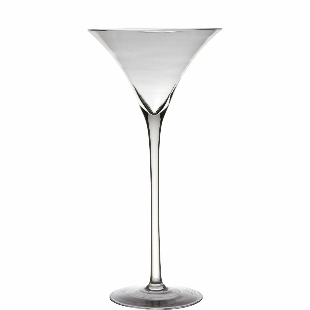 Clear Contemporary Martini Glass Vase V902