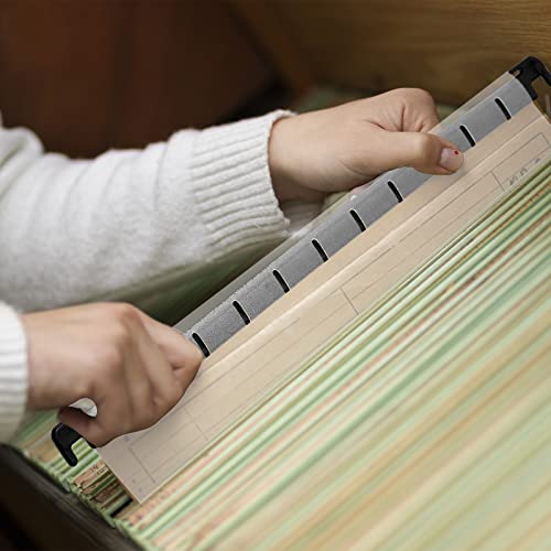 Clear Plastic Hanging File Folders (20, Transparent) U683822