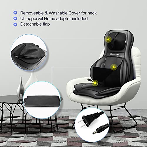 Shiatsu Neck Back Massager with Heat, Dark Gray I558