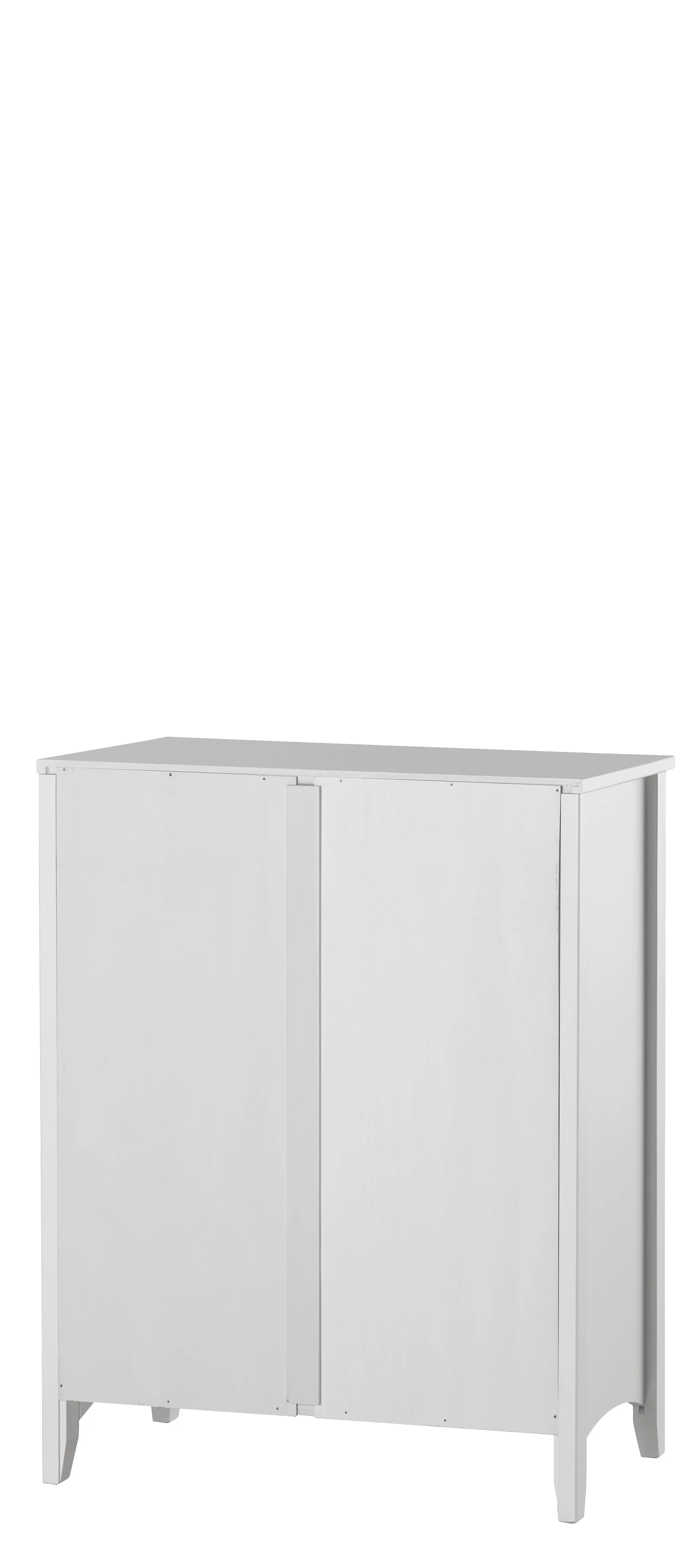 White Finish Shaker Style Bookcase I60607