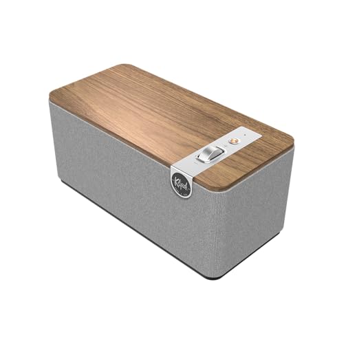 Walnut Bluetooth Speaker System with Two 2.25” Full Range Drivers and 4.5” Woofer L19607