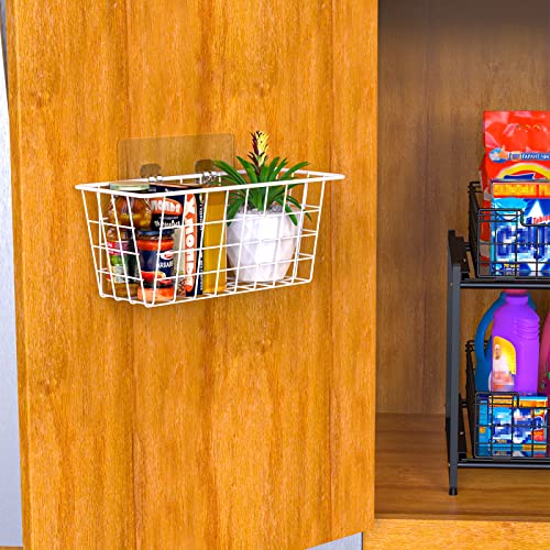 White Wall Wire Baskets 2 Pack Q673342