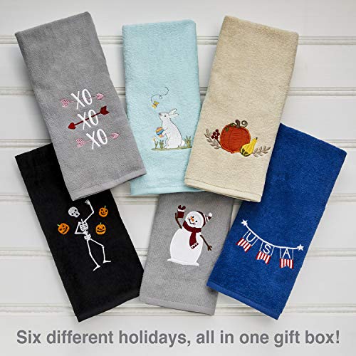 6pc Hand Towel Gift Set Q324