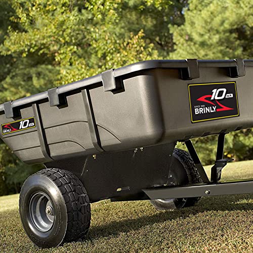 10 cu.ft. 650lb Heavy Duty Poly Utility Cart & Dump Trailer H991407
