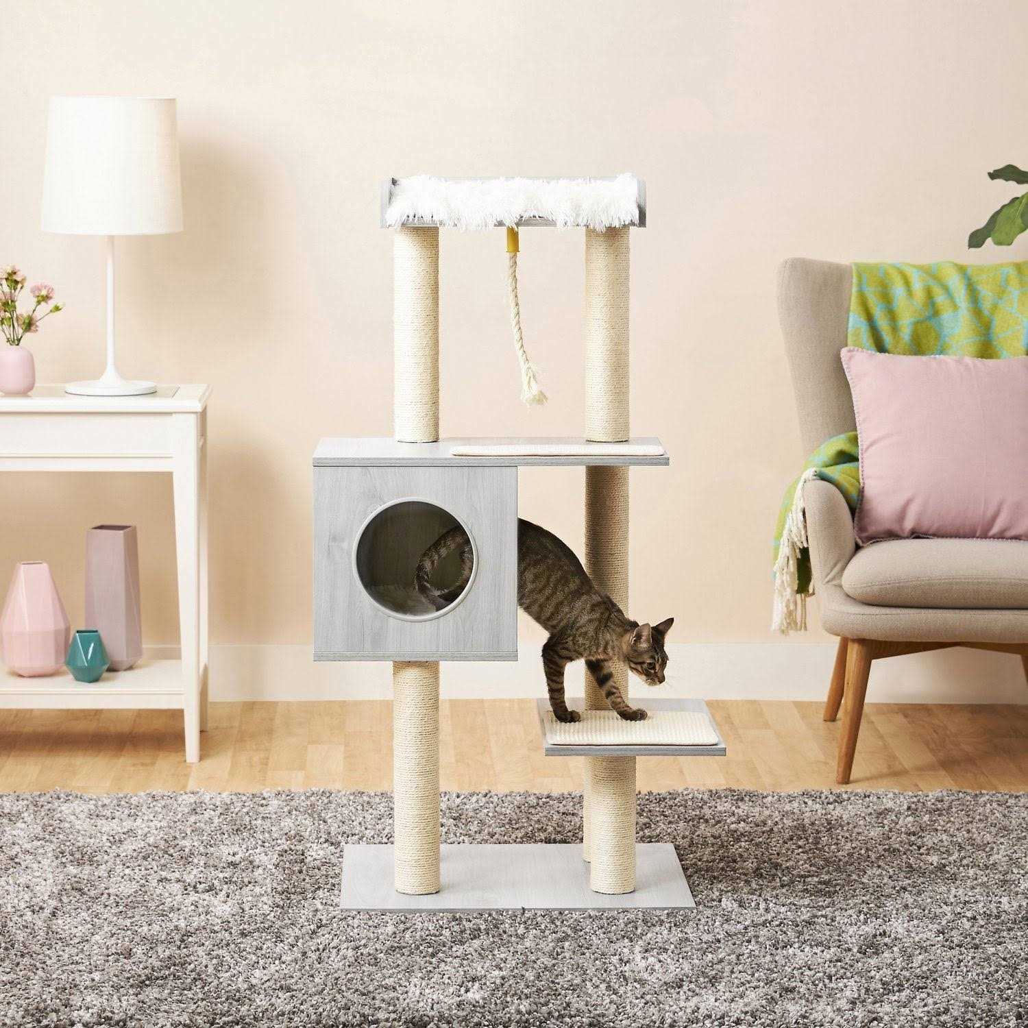 47.5-In Modern Cat Tree Condo Y490585