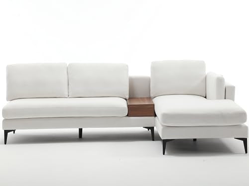 Beige Linen Modular Sectional Sofa J985