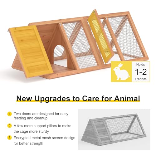 Wooden Chicken Coop with Ventilating Wire G423