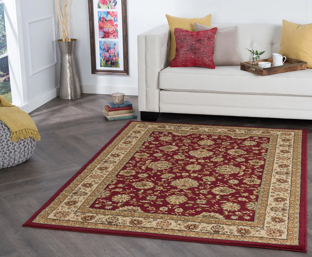 8x10 Red Traditional Area Rug G932
