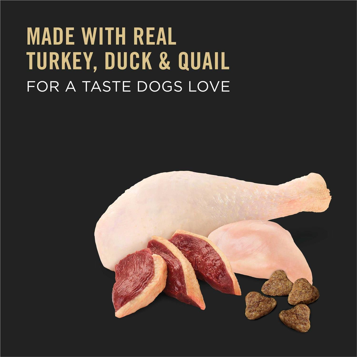 30/20 Turkey Duck & Quail Formula Dry Dog Food U212