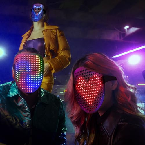 Led Mask with Gesture Sensing H92144