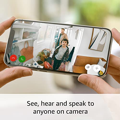 White 1080p HD Indoor Security Camera Z4606