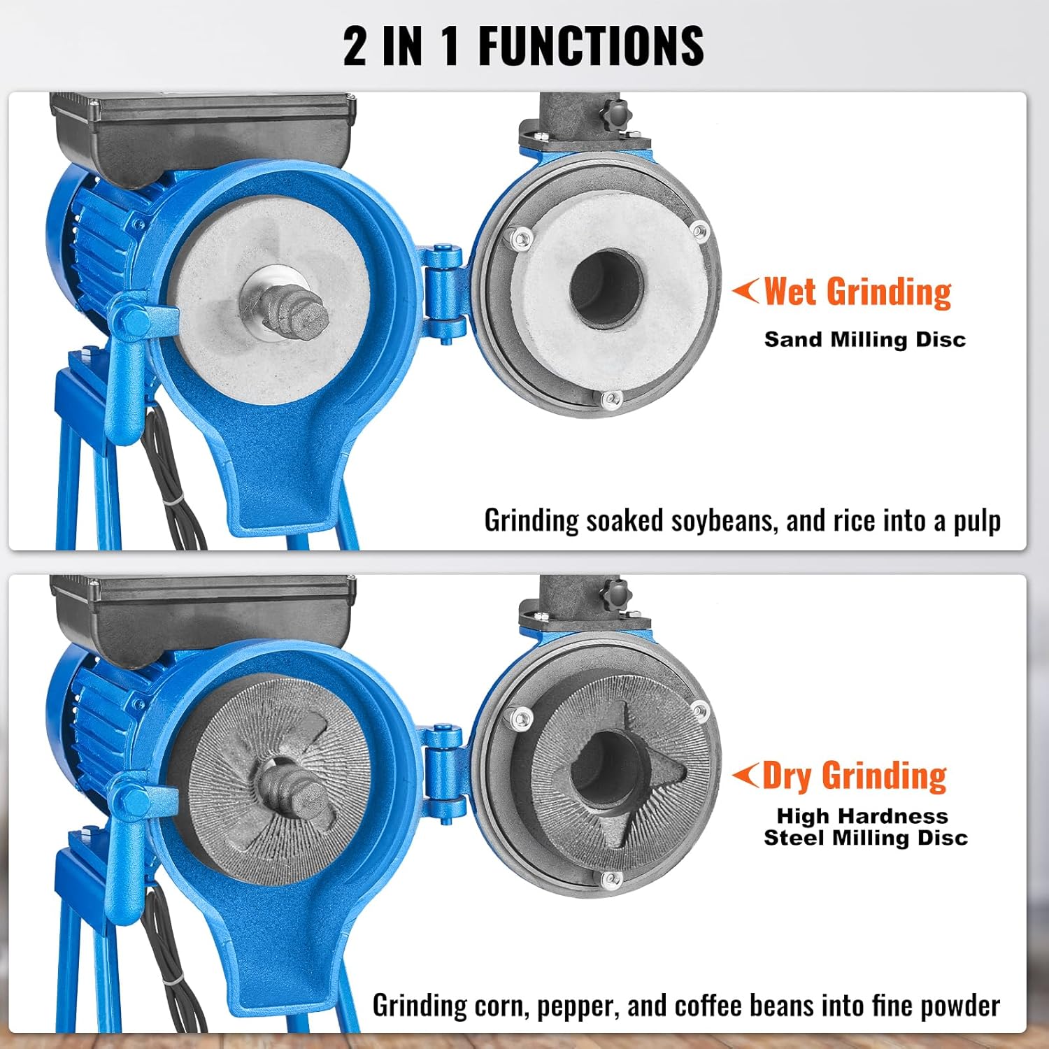 1500W Electric Grain Mill Grinder R93654