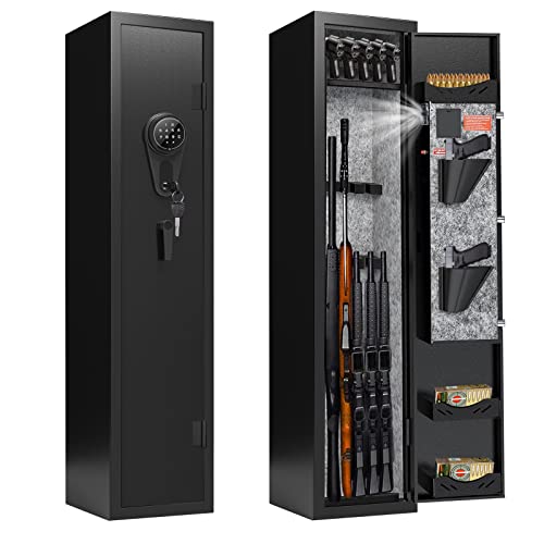 10-12 Gun Safe with Removable Shelf and Separate Lockbox O3377