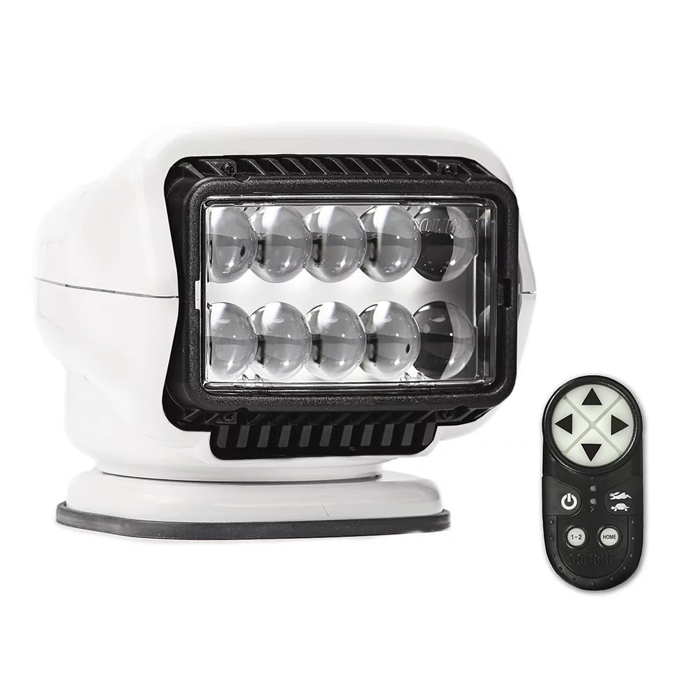 White LED Spotlight with Remote M7117