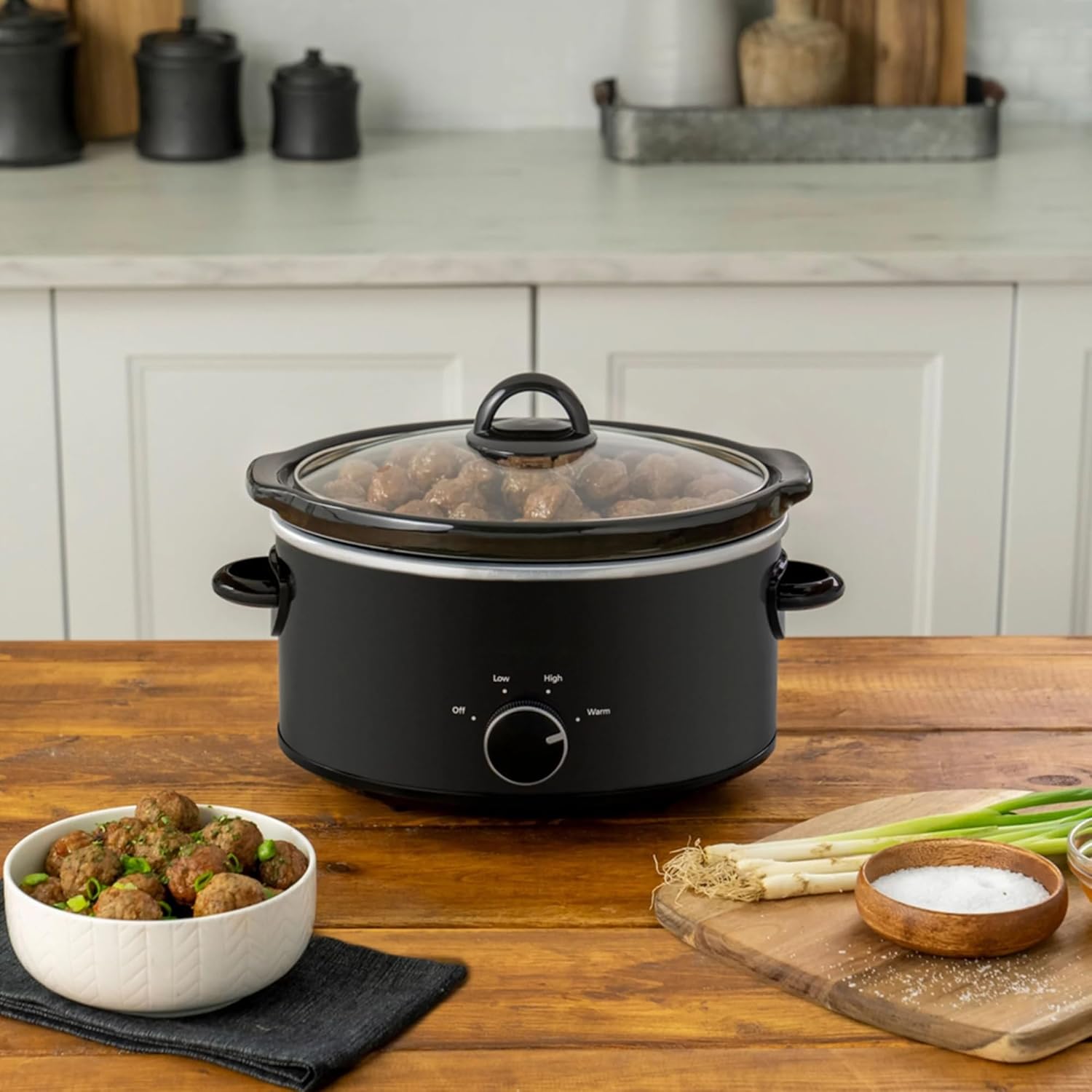 Black 4-Quart Slow Cooker N8255